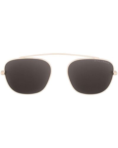 Dita Eyewear Square-frame Tinted Sunglasses - Metallic