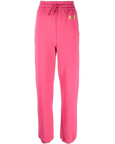 Moschino Jogginghose mit Logo - Pink