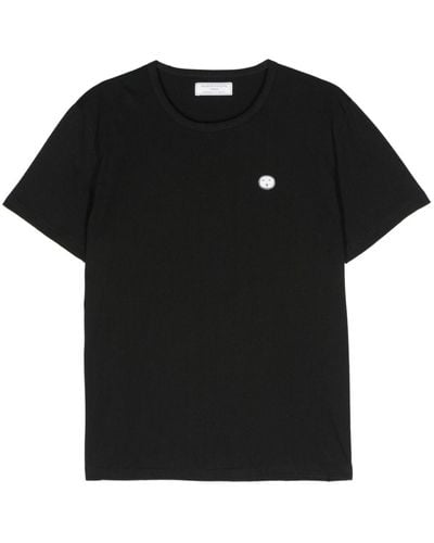 Societe Anonyme Logo-patch Cotton T-shirt - Black