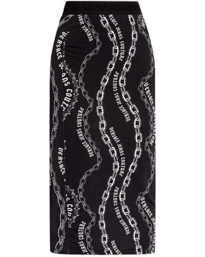 Versace Logo Skirt - Black