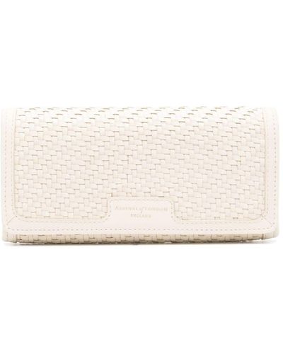 Aspinal of London London Purse Interwoven-leather Wallet - Natural