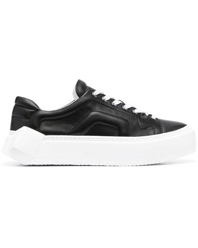 Pierre Hardy Chunky-sole Low-top Sneakers - Black