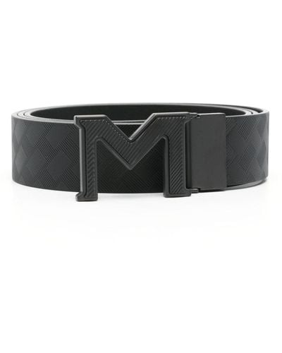Montblanc M Buckle Extreme 3.0 Leather Belt - Black