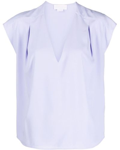 Genny Pleated Top - Blue