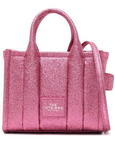 Marc Jacobs Galactic Glitter Mini-shopper - Roze