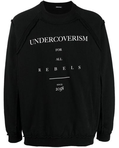 Undercoverism クルーネック プルオーバー - ブラック