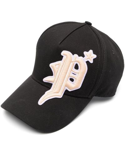 Philipp Plein Logo-patch Baseball Cap - Black