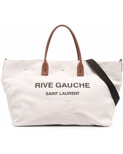 Saint Laurent Rive Gauche Maxi Tote Bag - Multicolor