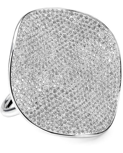 Ippolita Anello Stardust in argento sterling e diamanti - Metallizzato