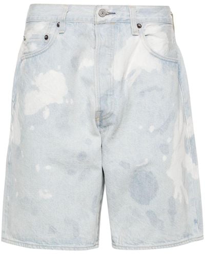 Levi's 501 '80s bleached denim shorts - Blau