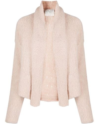 Forte Forte Open-front Knitted Cardigan - Pink