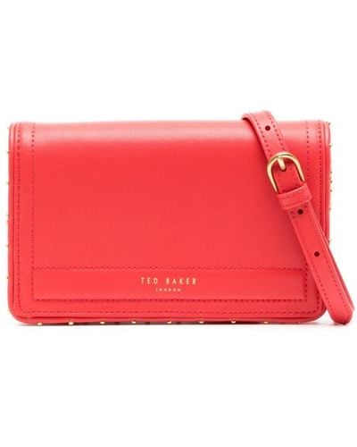 Ted Baker Kahnisa studded purse - Rosso