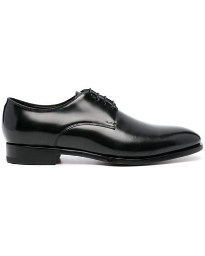 Tagliatore Panelled Oxford Shoes - Black
