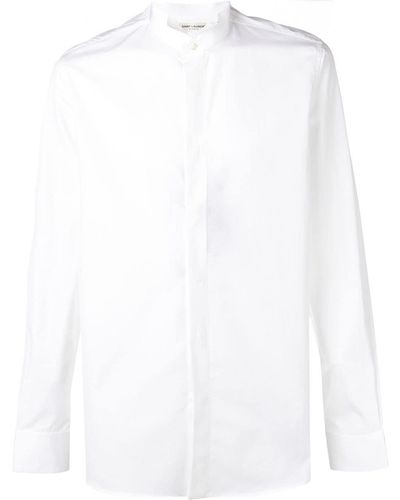 Saint Laurent Camisa formal - Blanco