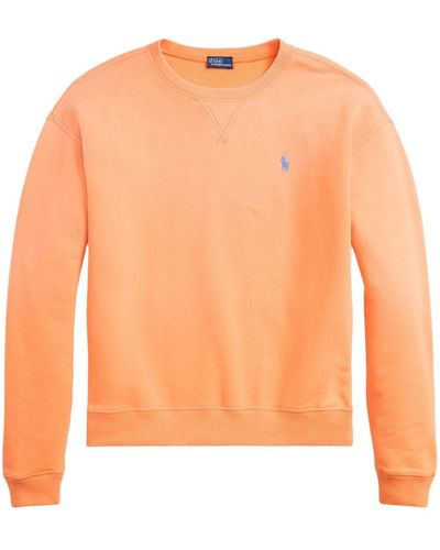 Polo Ralph Lauren Polo Pony Cotton Sweatshirt - Orange