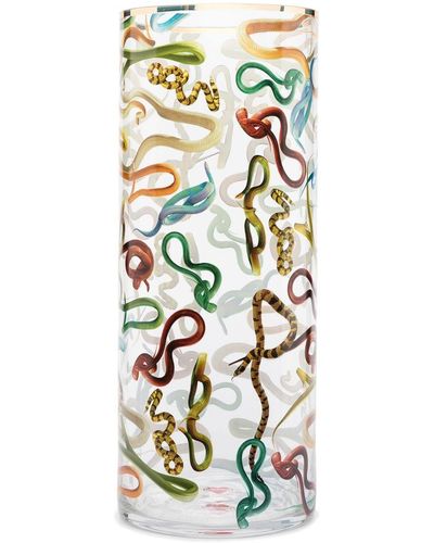 Seletti Vaso Toiletpaper Snakes - Bianco