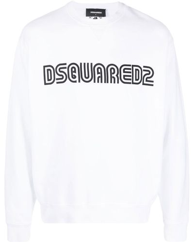 DSquared² ディースクエアード ロゴ スウェットシャツ - ホワイト