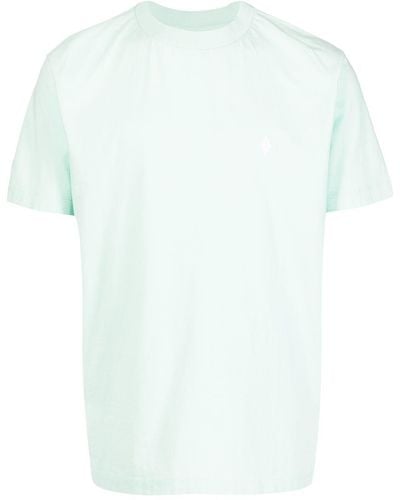 Marcelo Burlon T-shirt Met Kruispatroon - Groen