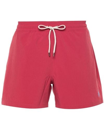 Polo Ralph Lauren Traveler Swim Shorts - Red