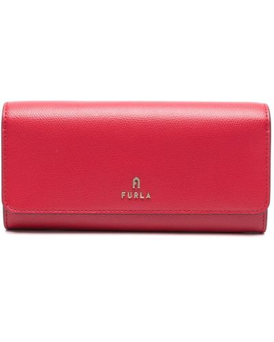 Furla Camelia Continental Leather Wallet - Red