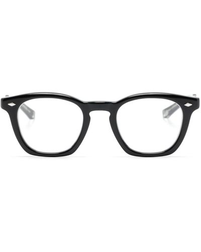 Eyevan 7285 Brille mit rundem Gestell - Schwarz