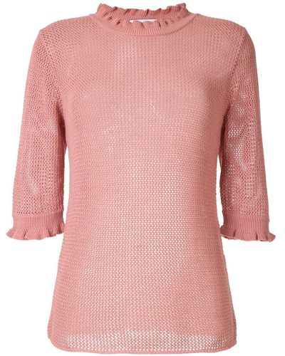 Olympiah Blusa a pannelli Monter - Rosa