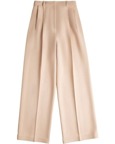 Tod's Wide-leg Tailored Pants - Natural