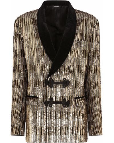 Dolce & Gabbana Jacke mit Paillettenverzierung - Mehrfarbig
