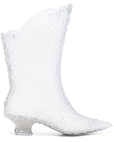 Y. Project Melissa Court Boots - White
