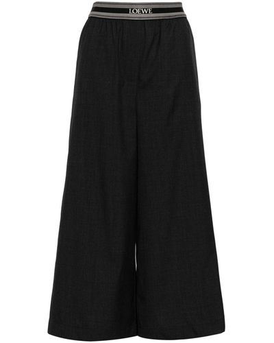 Loewe Pantalones estilo capri - Negro