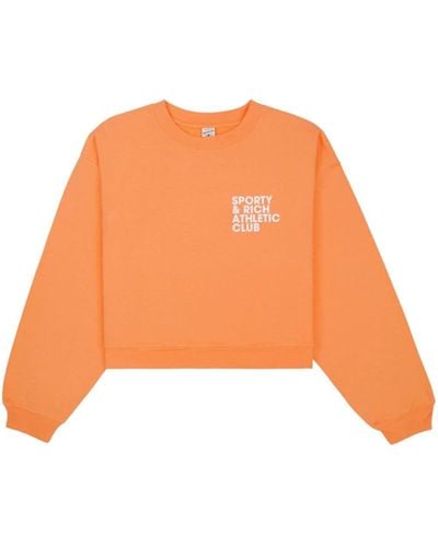 Sporty & Rich Exercise Often Sweatshirt - Orange