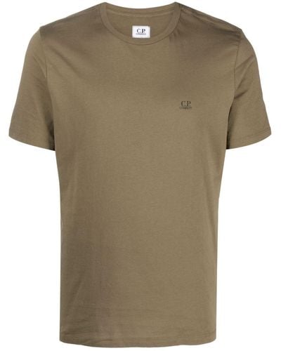 C.P. Company T-shirt Met Print - Groen