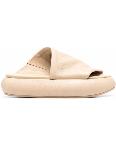 Marsèll Asymmetric Design Sandals - Natural