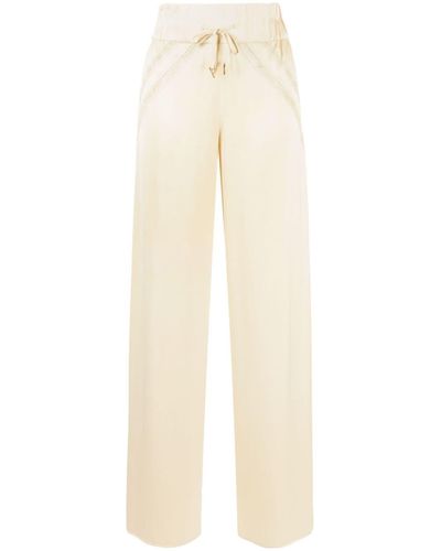 Aeron Pantalones de chándal con cordones - Blanco