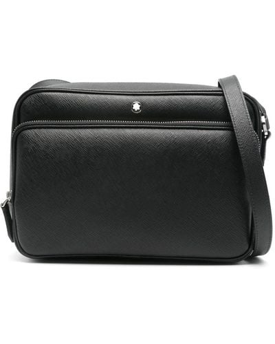 Montblanc Sartorial Leather Messenger Bag - Zwart
