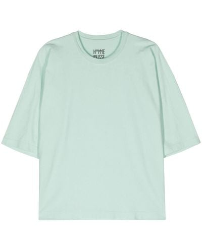 Homme Plissé Issey Miyake Release-t Cotton T-shirt - ブルー