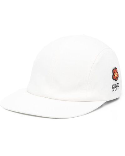 KENZO Logo-embroidered Baseball Cap - White