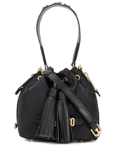 Moschino Borsa a secchiello nera - Nero