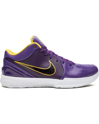 Nike X Undefeated Kobe 4 Protro "la Lakers" Sneakers - Purple