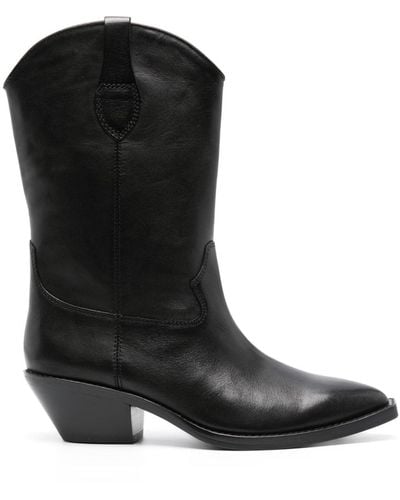 Ash Dalton Bis 60mm Leather Boots - Black