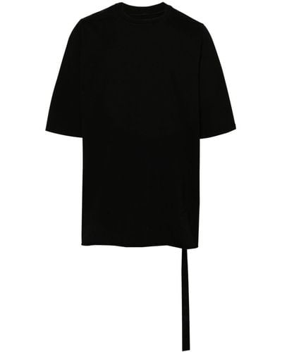 Rick Owens Jumbo Ss T Cotton T-shirt - Black