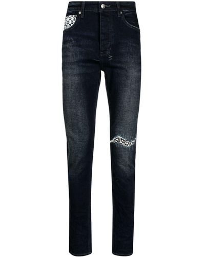 Ksubi Jean Chitch Check Out à coupe skinny - Bleu