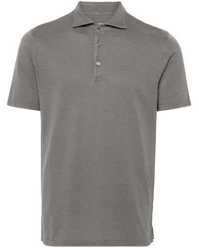 Fedeli Klassisches Poloshirt - Grau
