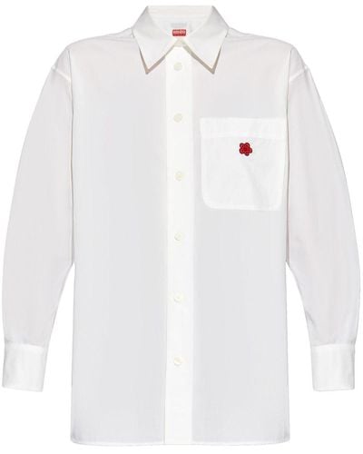 KENZO Boke Flower Cotton Shirt - Wit