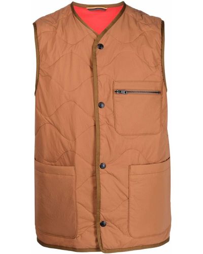 Paul Smith Quilted Wave Gilet - Multicolor