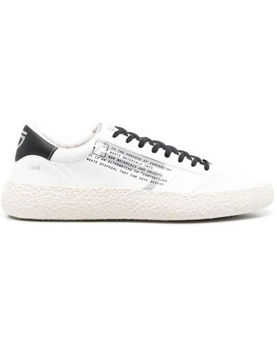 PURAAI Low-top Panelled Trainers - White