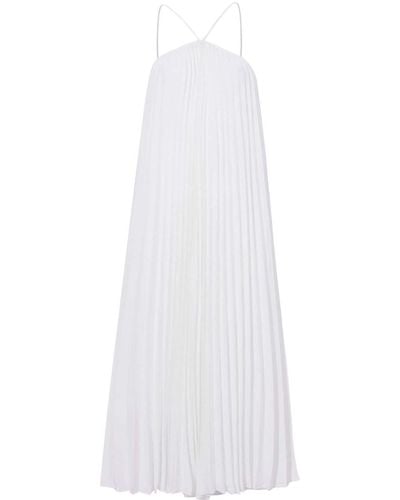 Proenza Schouler Celeste Lightweight Crepe Dress - White