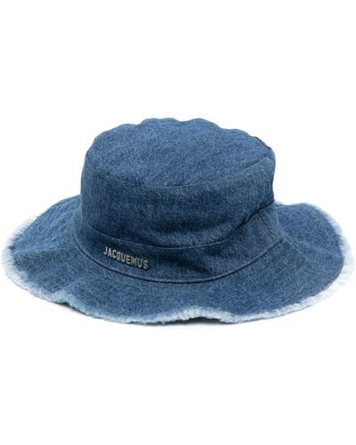 Jacquemus Le Bob Artichaut Denim Bucket Hat - Blue