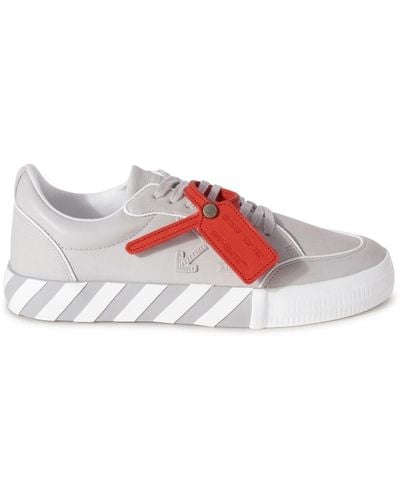 Off-White c/o Virgil Abloh Zapatillas Low Vulcanized Outlined - Rojo