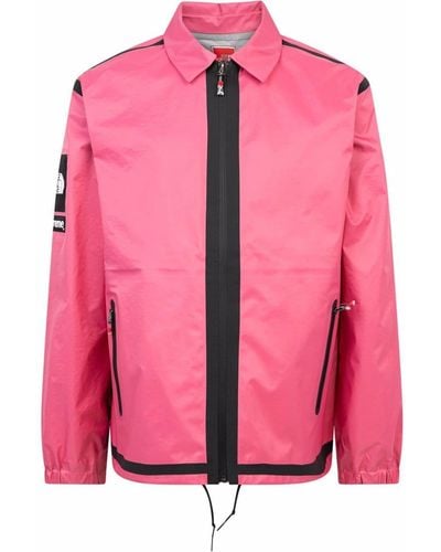 Supreme X The North Face Tape-seam Coach Jacket - Pink